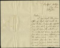 Letter to Dr. Mary Walker from Rosa Sprig (correspondence), circa July 27, 1870<blockquote class="juicy-quote">"You have done harm by some of your habits which are not considered proper, at least in England."</blockquote><div class="view-evidence"><a href="https://doctordoctress.org/islandora/object/islandora:1494/story/islandora:1532" class="btn btn-primary custom-colorbox-load"><span class="glyphicon glyphicon-search"></span> Evidence</a></div>