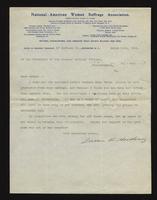 Letter from Susan B. Anthony to WMCP (correspondence),  March 14, 1901<blockquote class="juicy-quote">“She has undertaken a herculean task in that little old town of Greenville.”</blockquote><div class="view-evidence"><a href="https://doctordoctress.org/islandora/object/islandora:1856/story/islandora:2078" class="btn btn-primary custom-colorbox-load"><span class="glyphicon glyphicon-search"></span> Evidence</a></div>