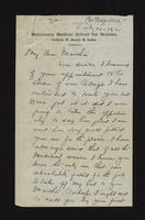 Letter from Anna Degenring to Martha Tracy (correspondence),  July 14, 1920<blockquote class="juicy-quote">"If India is ever to be lifted it can only be done thro’ their own people and nothing so appeals as medical work."</blockquote><div class="view-evidence"><a href="https://doctordoctress.org/islandora/object/islandora:1862/story/islandora:2124" class="btn btn-primary custom-colorbox-load"><span class="glyphicon glyphicon-search"></span> Evidence</a></div>