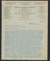 Dr. M. Louise Hurrell's report to AWH Committee (reports),  February 22, 1919<blockquote class="juicy-quote">"[The mayor] said that [a] French doctor had met him...and asked how long those American women were to take the bread out of the French doctors’ mouths..."</blockquote><div class="view-evidence"><a href="https://doctordoctress.org/islandora/object/islandora:1868/story/islandora:2208" class="btn btn-primary custom-colorbox-load"><span class="glyphicon glyphicon-search"></span> Evidence</a></div>